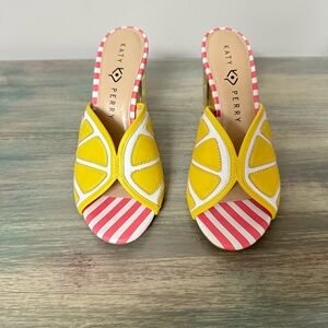 Katy Perry Collections Yellow Citrus Mules